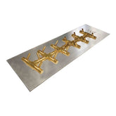 Tree-Style Brass Burner/Rectangular Plate - CFBT170